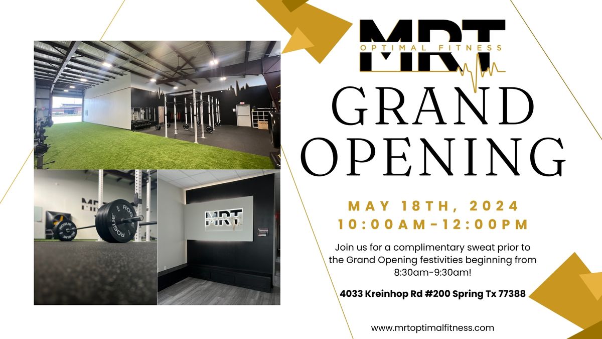 MRT Optimal Fitness Grand Opening Party