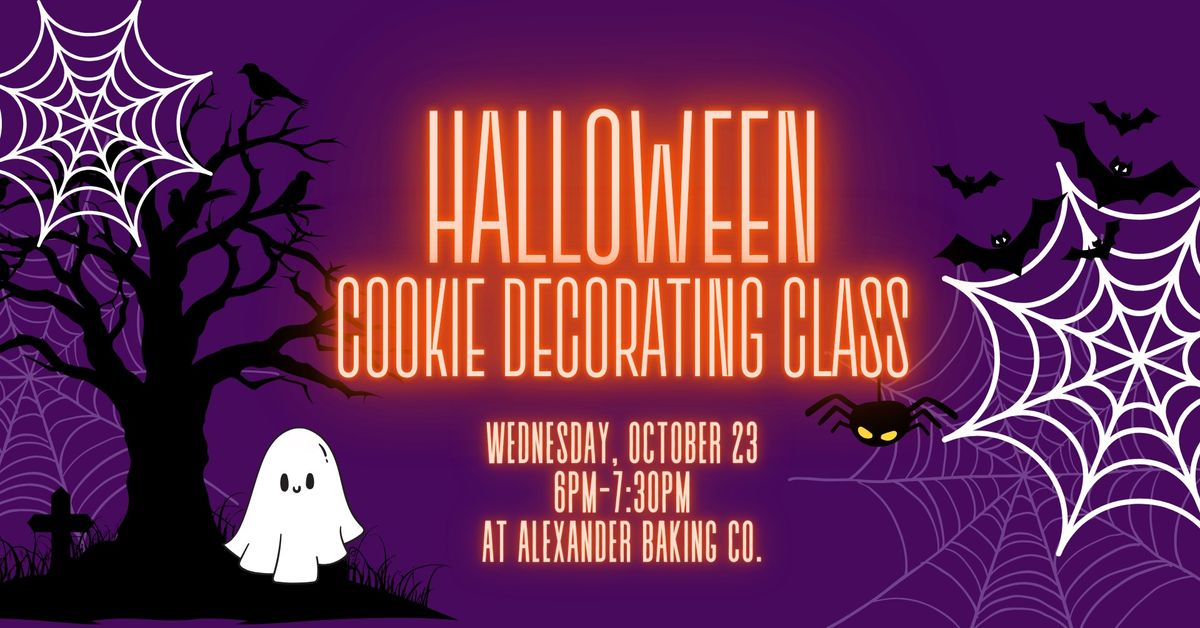 Halloween Cookie Decorating Class