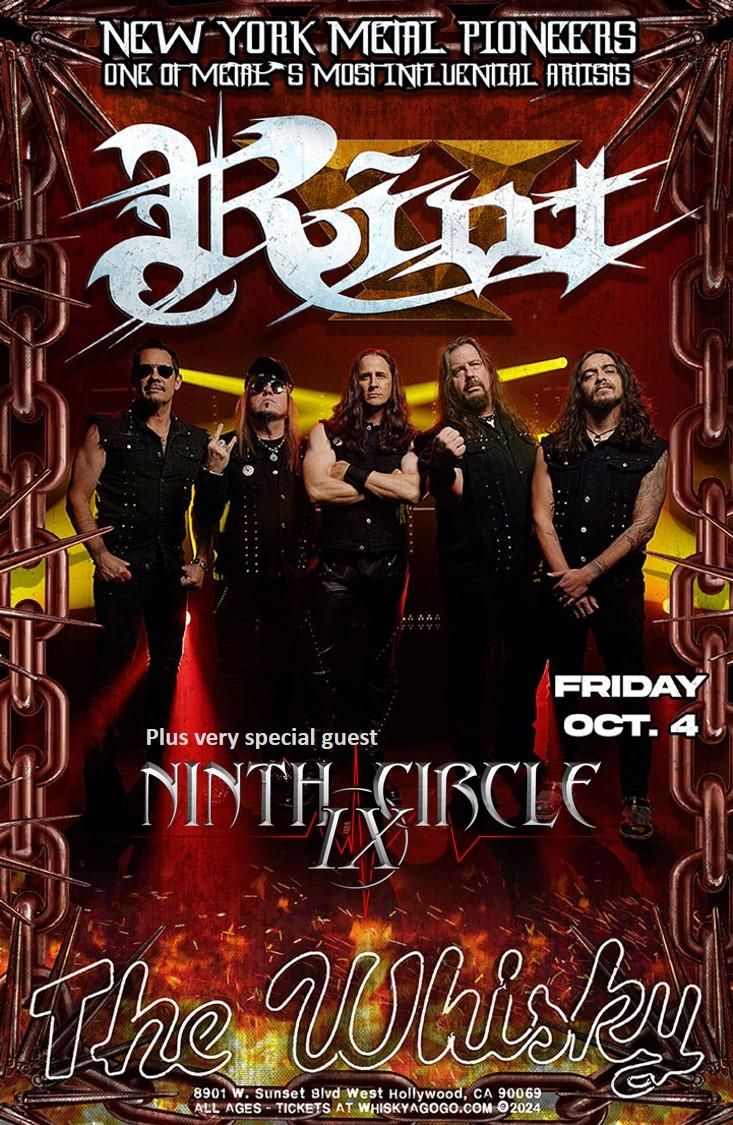 Ninth Circle opening for Riot at the Whisky A Go Go 