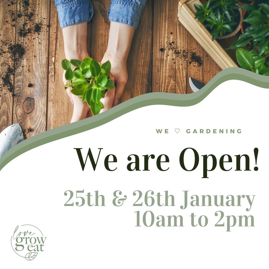 SEEDLING SHOP OPEN DAY