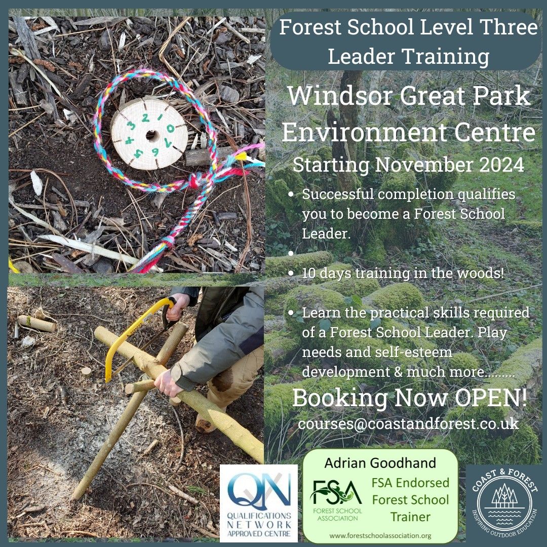 Forest school Leader Training Level 3 QNUK (RQF)