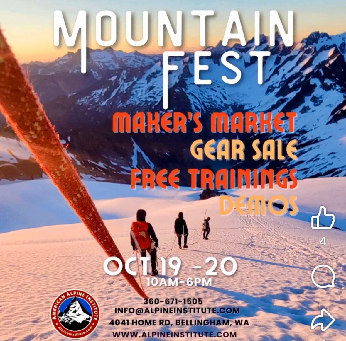 Mountain Fest Maker's Market @ American Alpine Institute