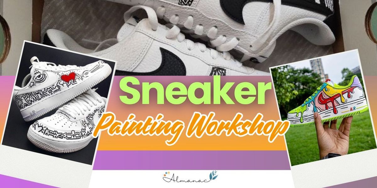 Sneaker Painting at Cafe Ikigai