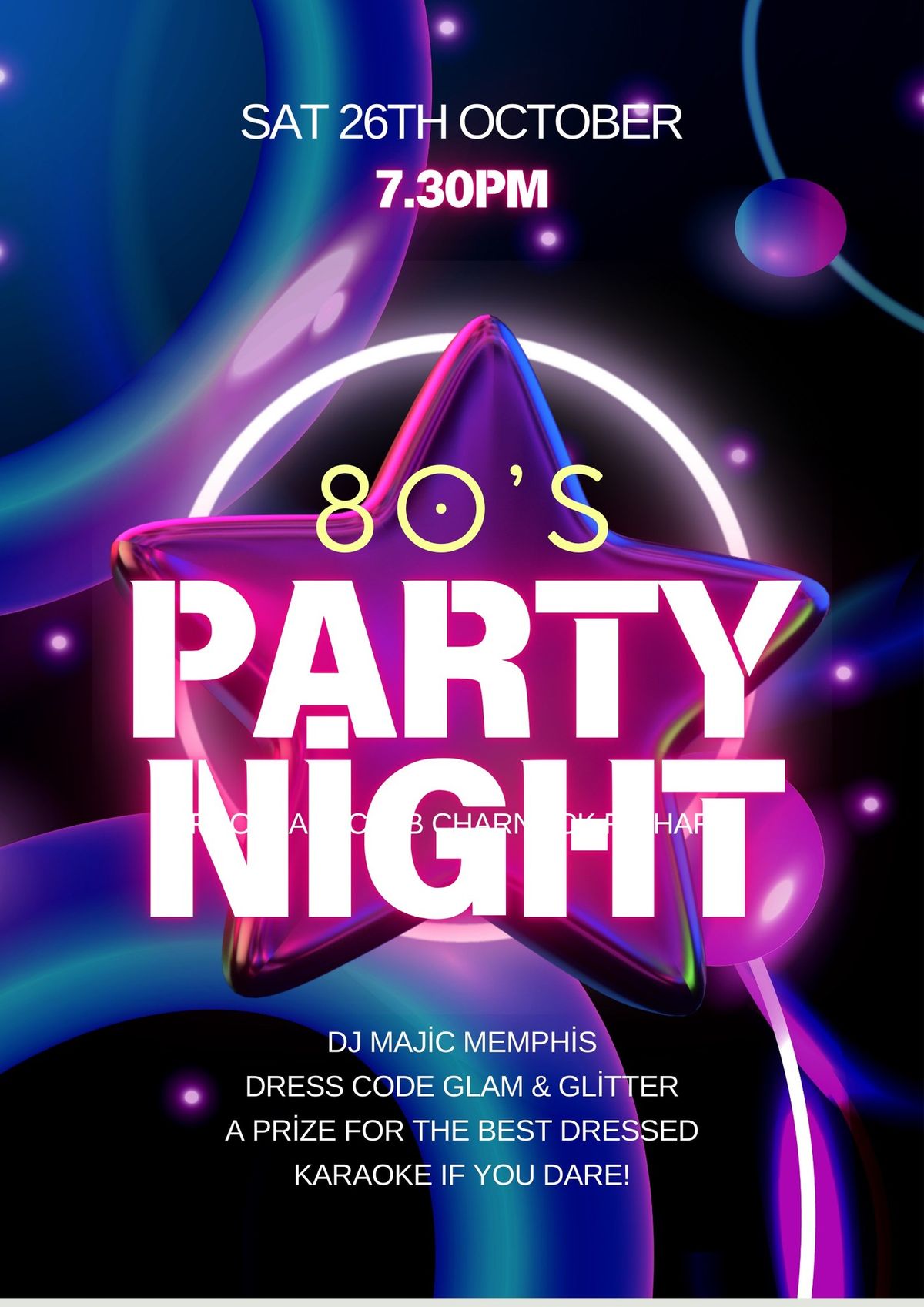 80\u2019s Party Night