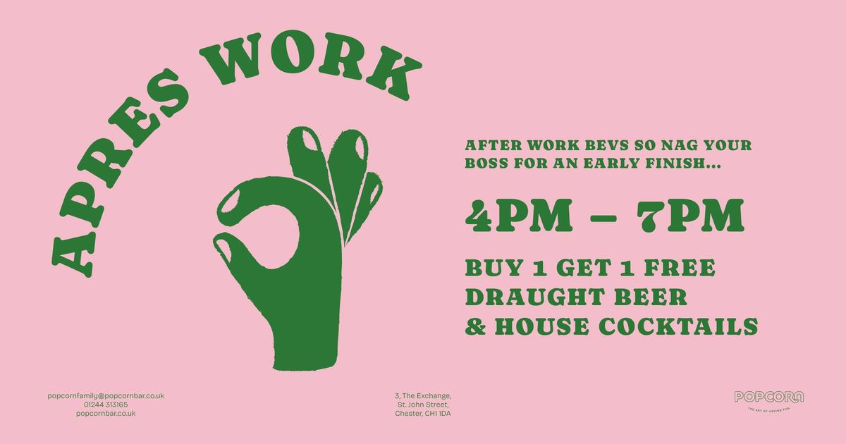 Apres Work - Buy 1 Get 1 Free