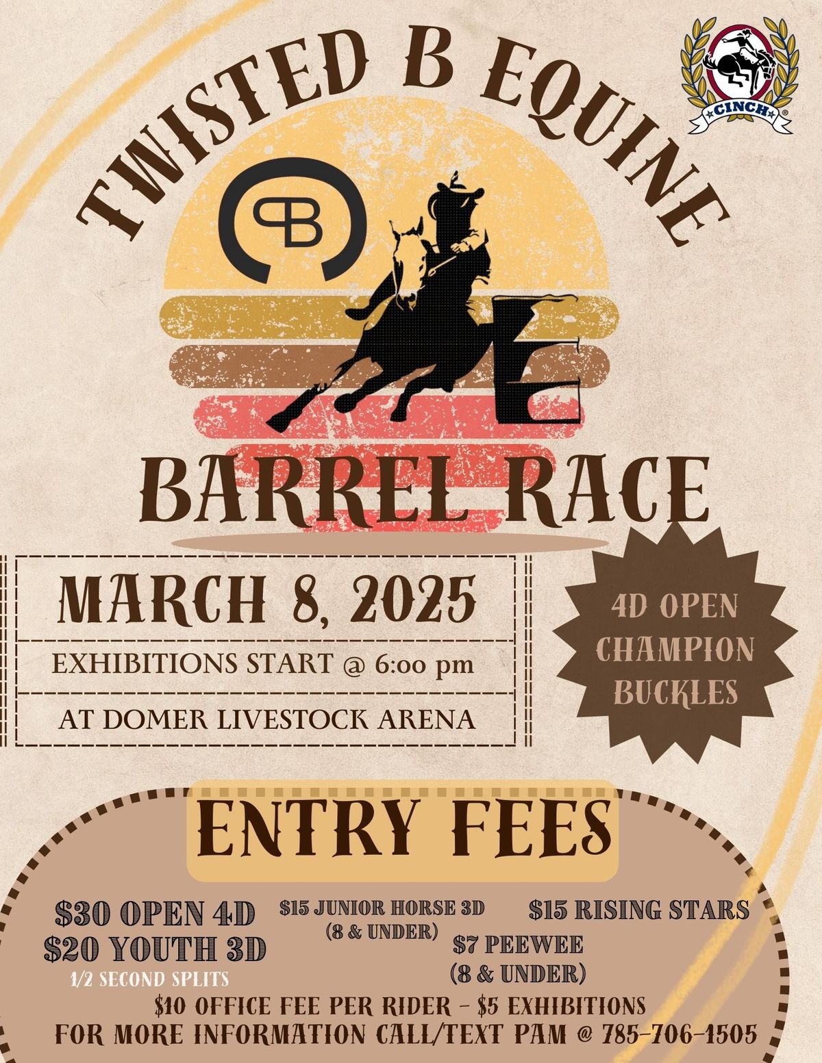 Twisted B Barrel Race