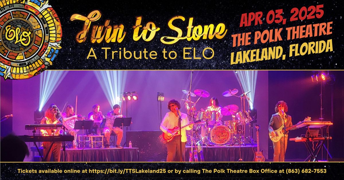 Turn to Stone: A Tribute to ELO LIVE at The Polk Theatre