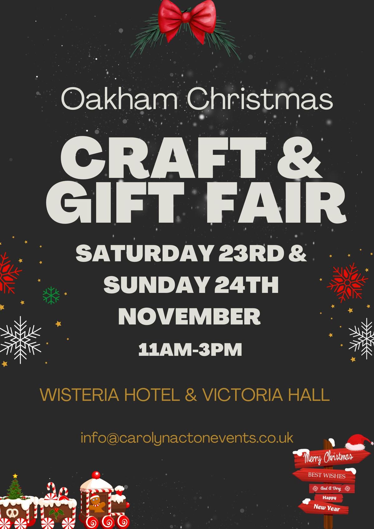 Oakham Christmas Craft & Gift Fair, Wisteria Hotel & Victoria Hall