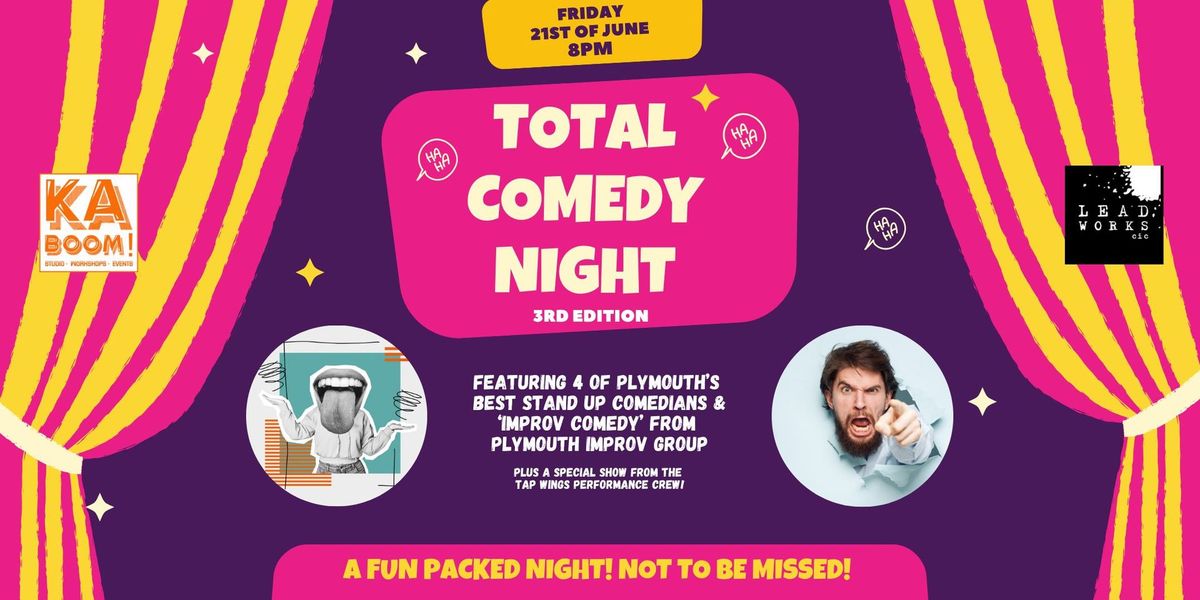 Total Comedy Night 3rd Edition - Community Fridge Fundraiser
