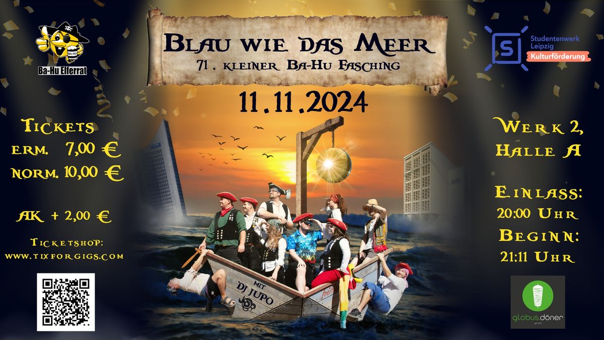 Blau wie das Meer - 71. kleiner Ba-Hu Fasching