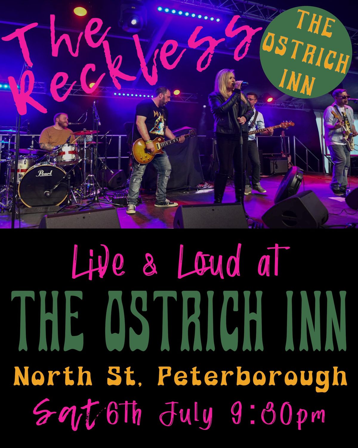 Reckless Live @ Ostrich Inn Peterborough 