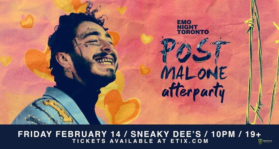 Emo Night Toronto: Post Malone Afterparty - Fri Feb 14