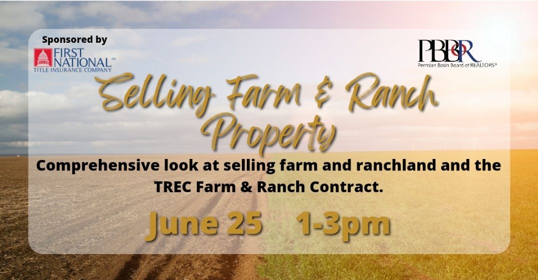 Affiliate Education Week - Selling Farm and Ranch Property