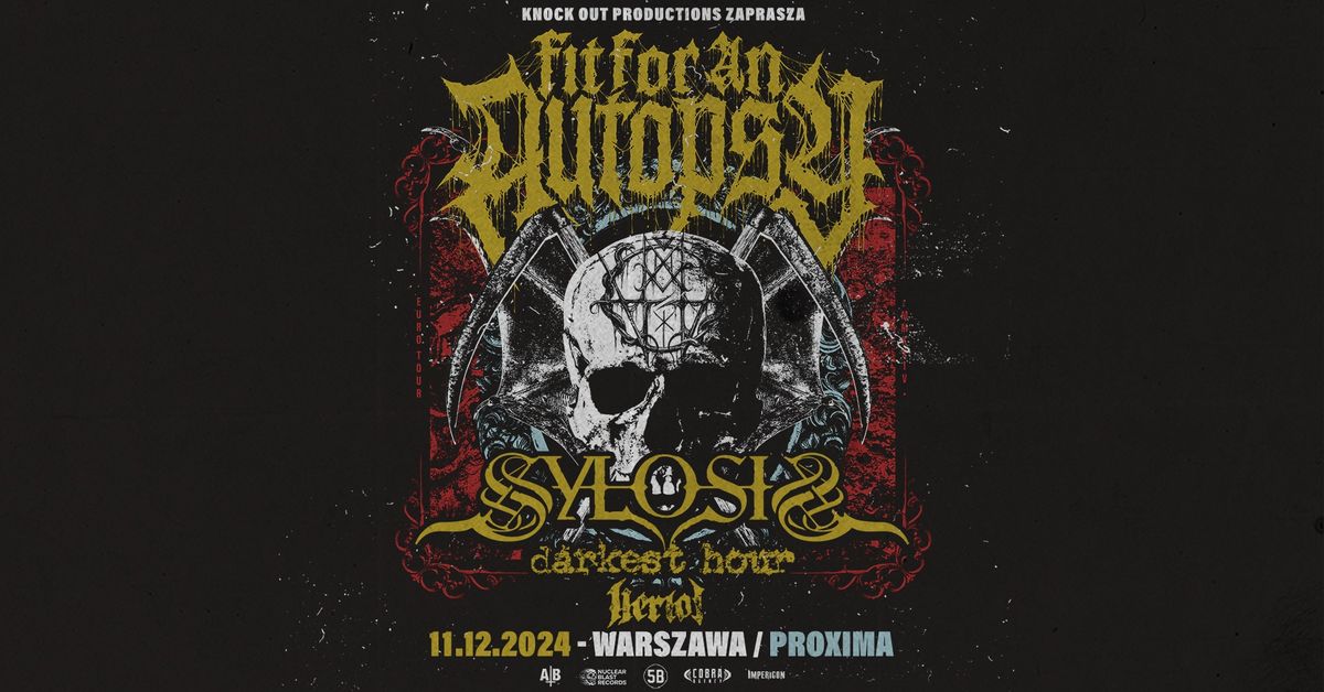 Fit For An Autopsy + Sylosis, Darkest Hour, Heriot \/ 11 XII 2024 \/ Warszawa