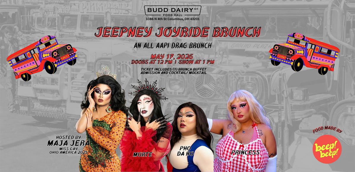 Jeepney Joyride Brunch - An All AAPI Drag Show