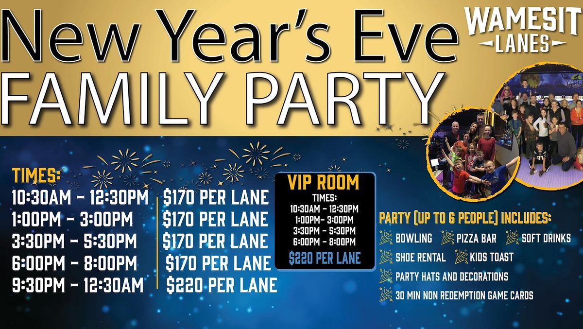 \ud83c\udf89 Roll Into the New Year with the NYE Lane Party for Families! \ud83c\udf89