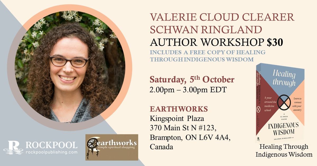 Workshop - Valerie Cloud Clearer Schwan Ringland at Earthworks, Brampton, Ontario