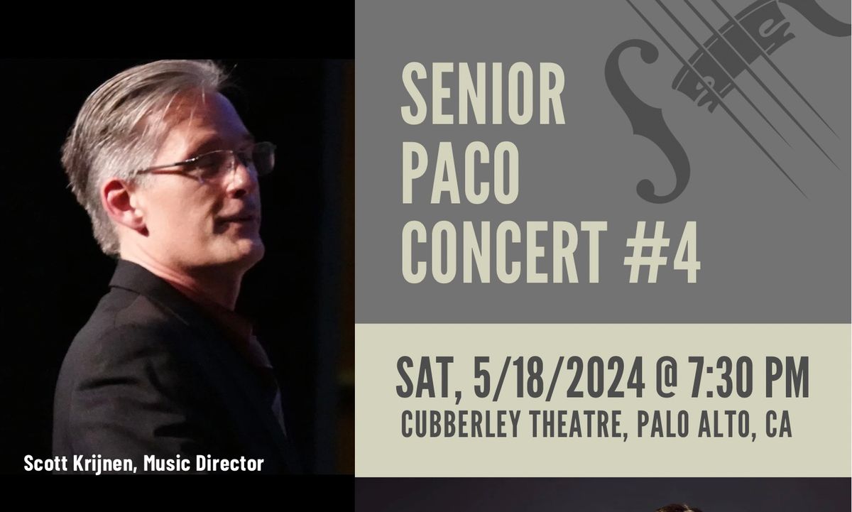 Senior PACO Concert | Palo Alto Chamber Orchestra