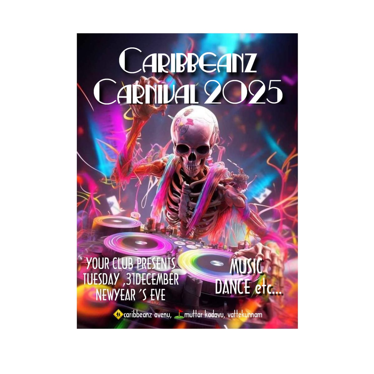 Caribbeanz New year eve 2025?