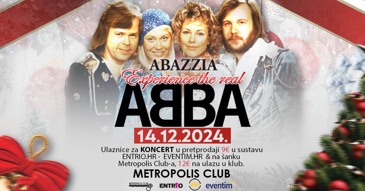 "The REAL ABBA TRIBUTE Band" Live Experience \/ 14.12.2024. @Metropolis Club