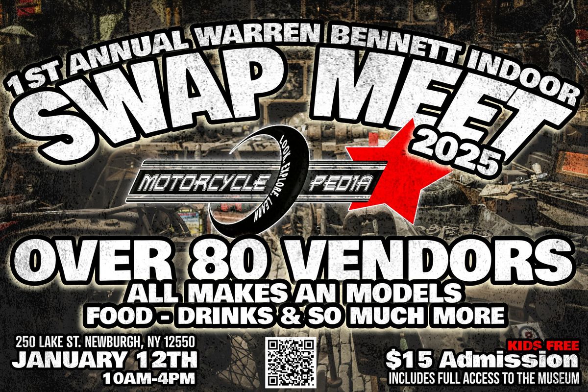 MOTORCYCLEPEDIA INDOOR SWAP MEET!!!