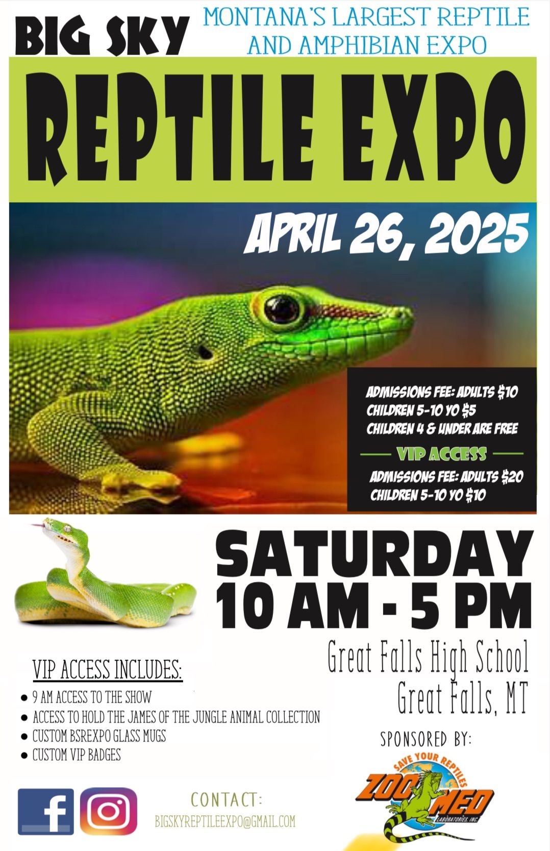 Big Sky Reptile Expo, Great Falls