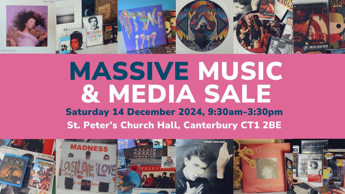 Massive Music and Media Sale - Canterbury