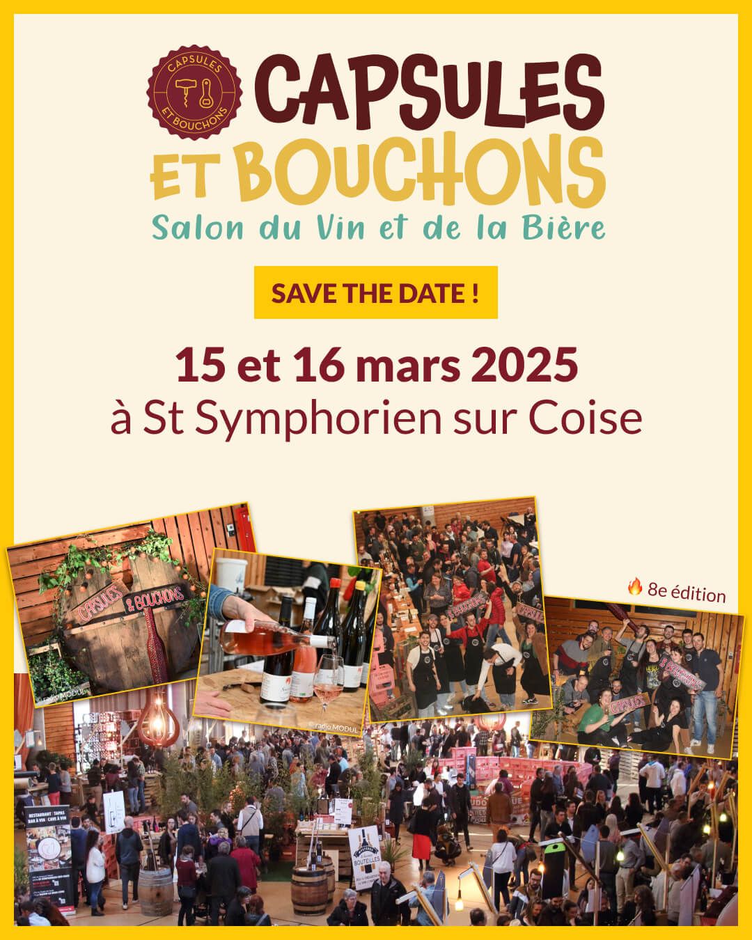 8e \u00e9dition Capsules et Bouchons - Salon du vin et de la bi\u00e8re dans les Monts du Lyonnais