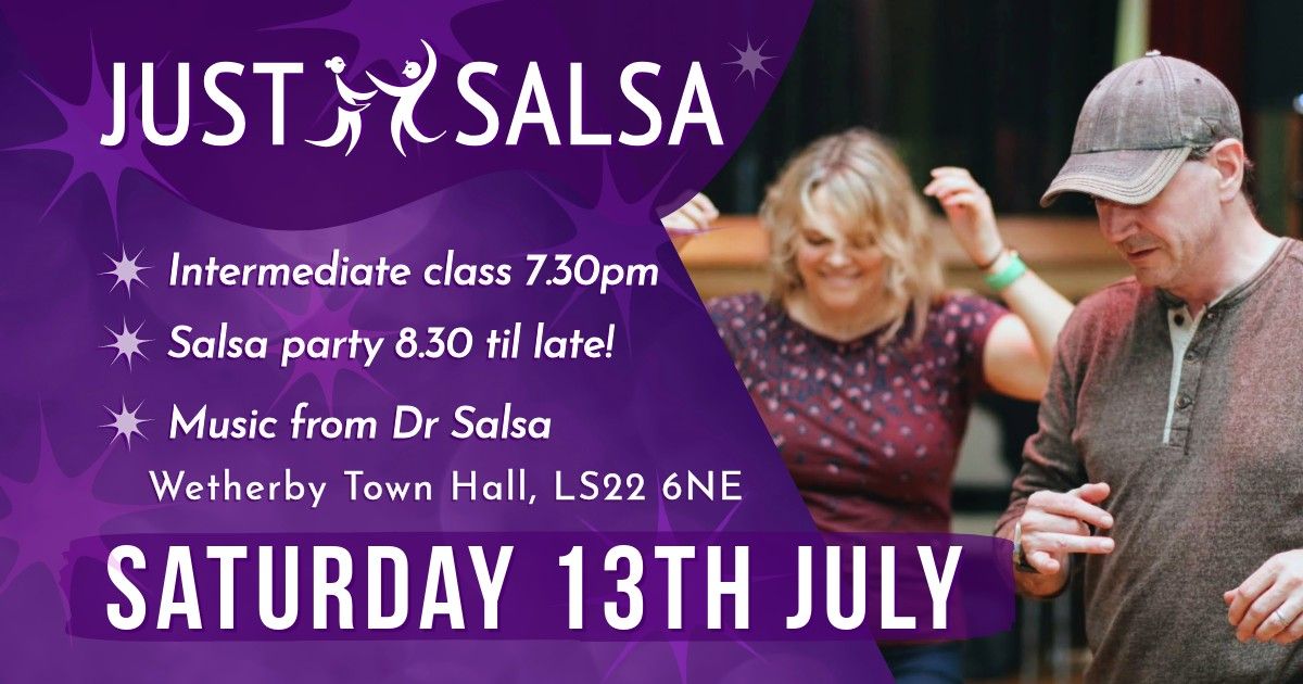 Just Salsa at Wetherby Town Hall - July 2024