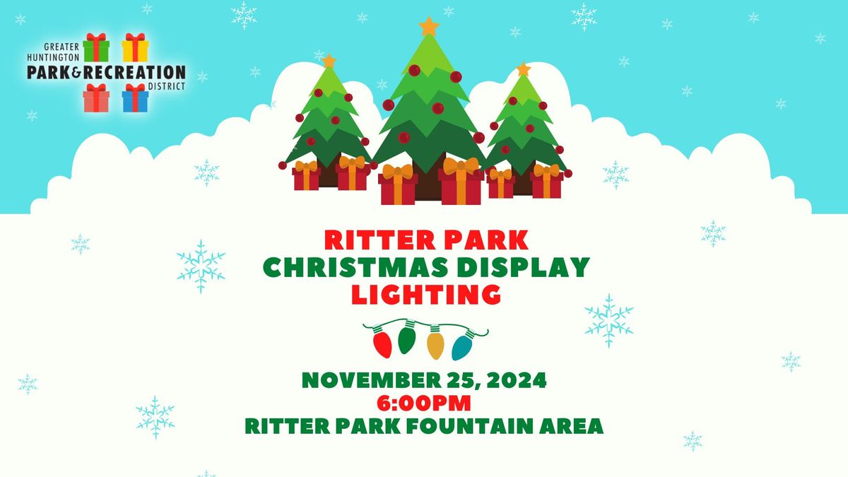 RITTER PARK LIGHTS IN THE NIGHT