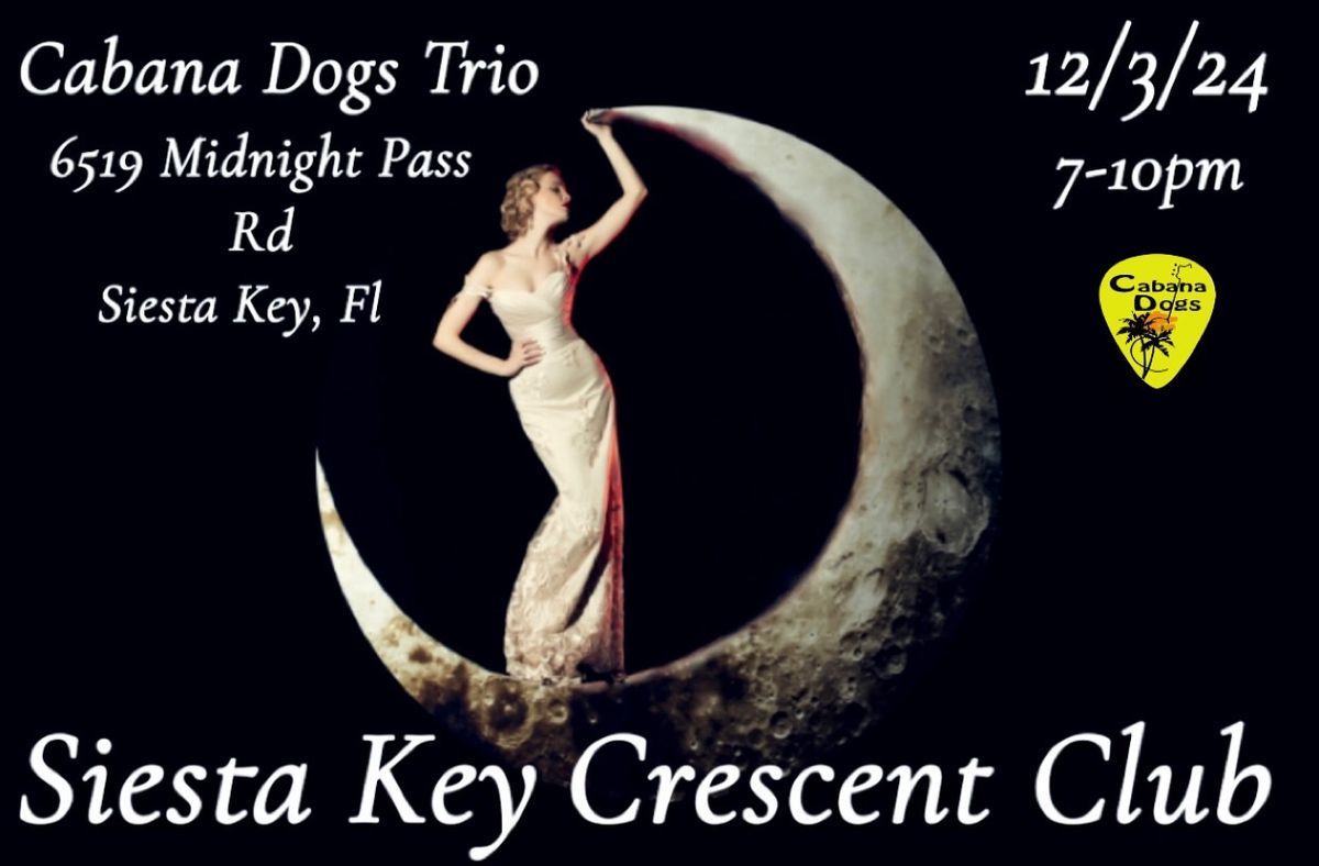 Cabana Dogs Trio Triumphantly Returns to The Siesta Key Crescent Club