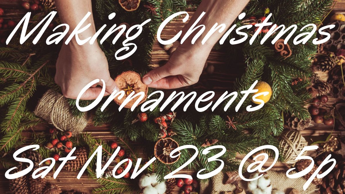 Making Christmas Ornaments | WINGS | Women's Small Group