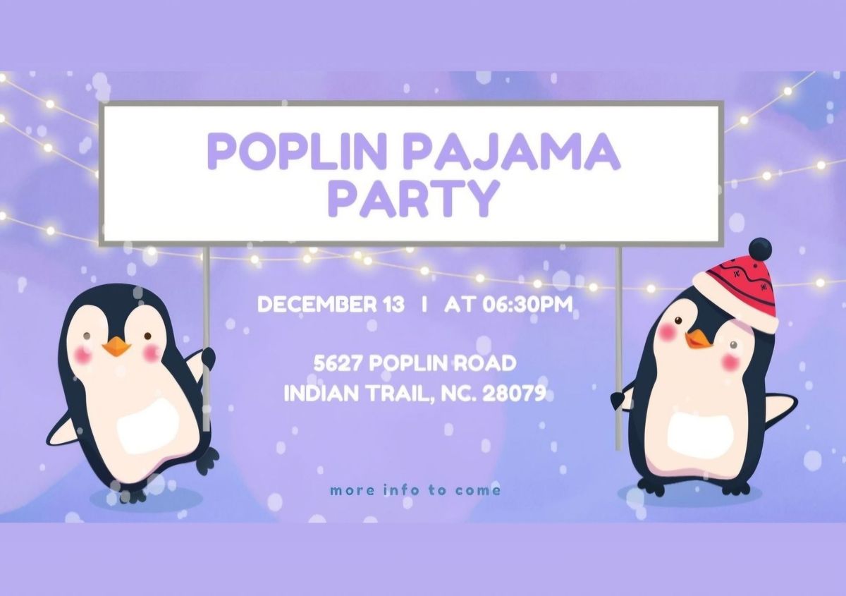 Poplin Pajama Party 