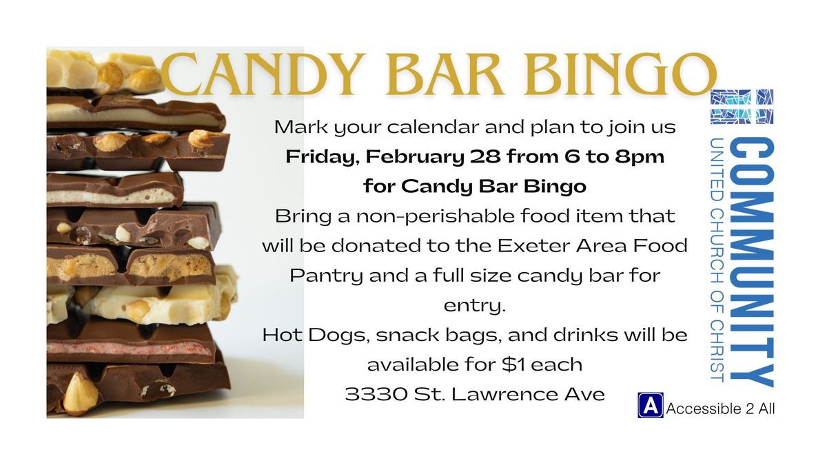 Candy Bar Bingo Extravaganza!