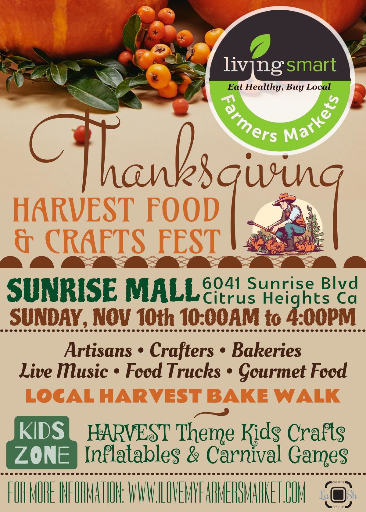 Thanksgiving Harvest Food and Crafts Fest