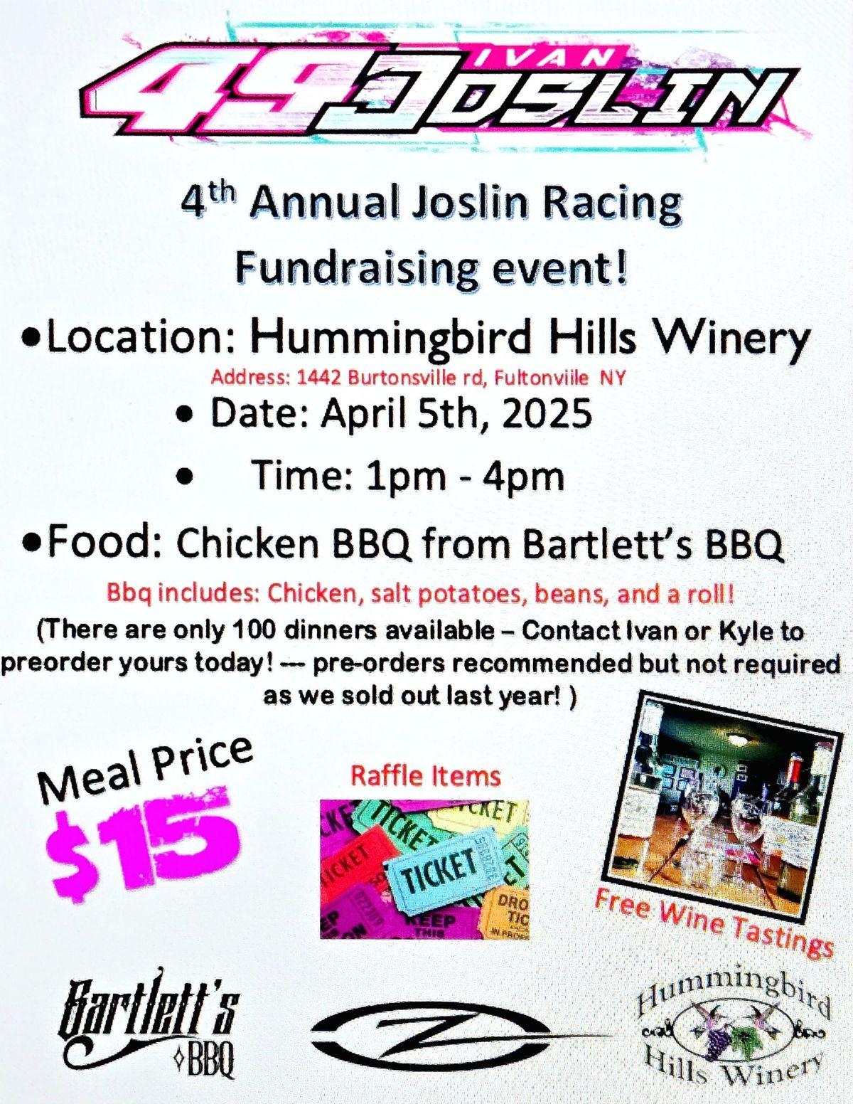  4th annual Joslin Racing season kickoff get together 