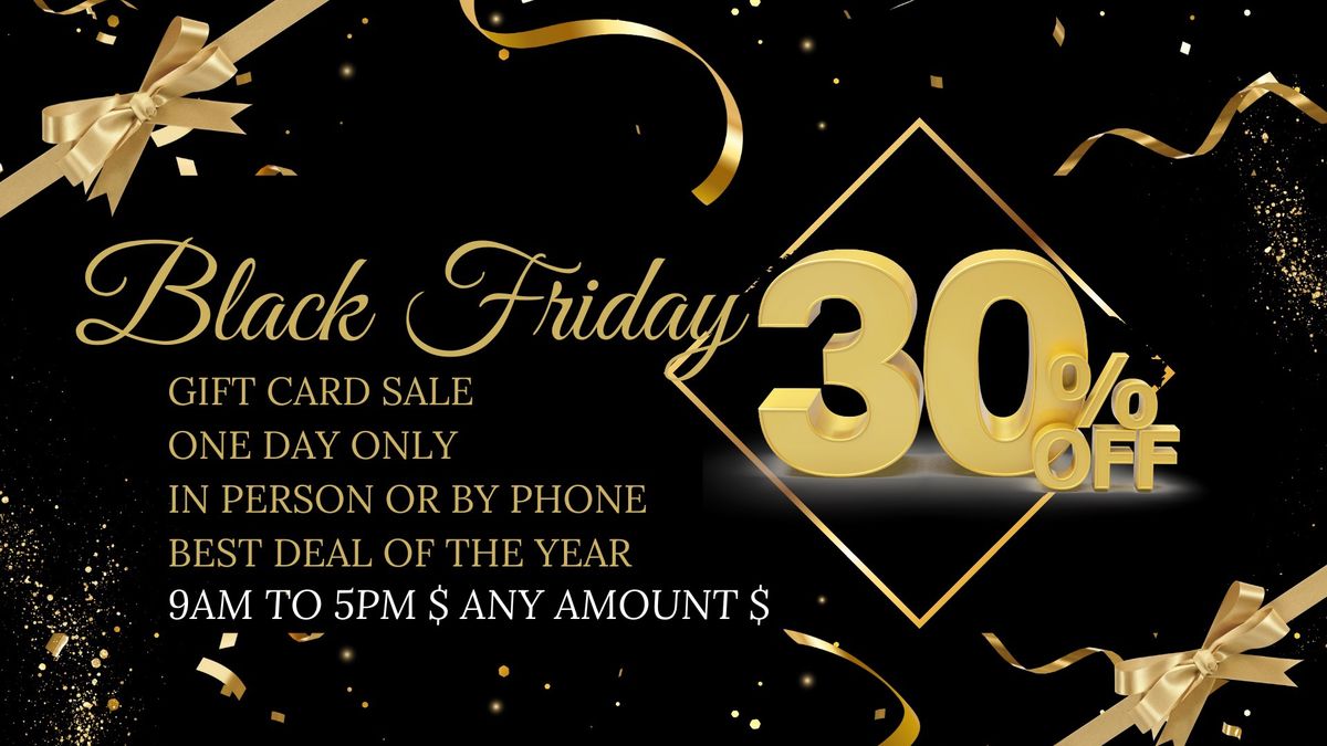 Black Friday Gift Card Sale 