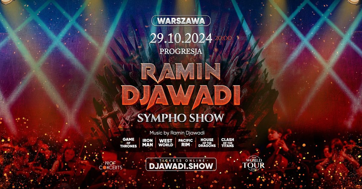 RAMIN DJAWADI - SYMPHO SHOW | 29.10.2024 | PROGRESJA, WARSZAWA