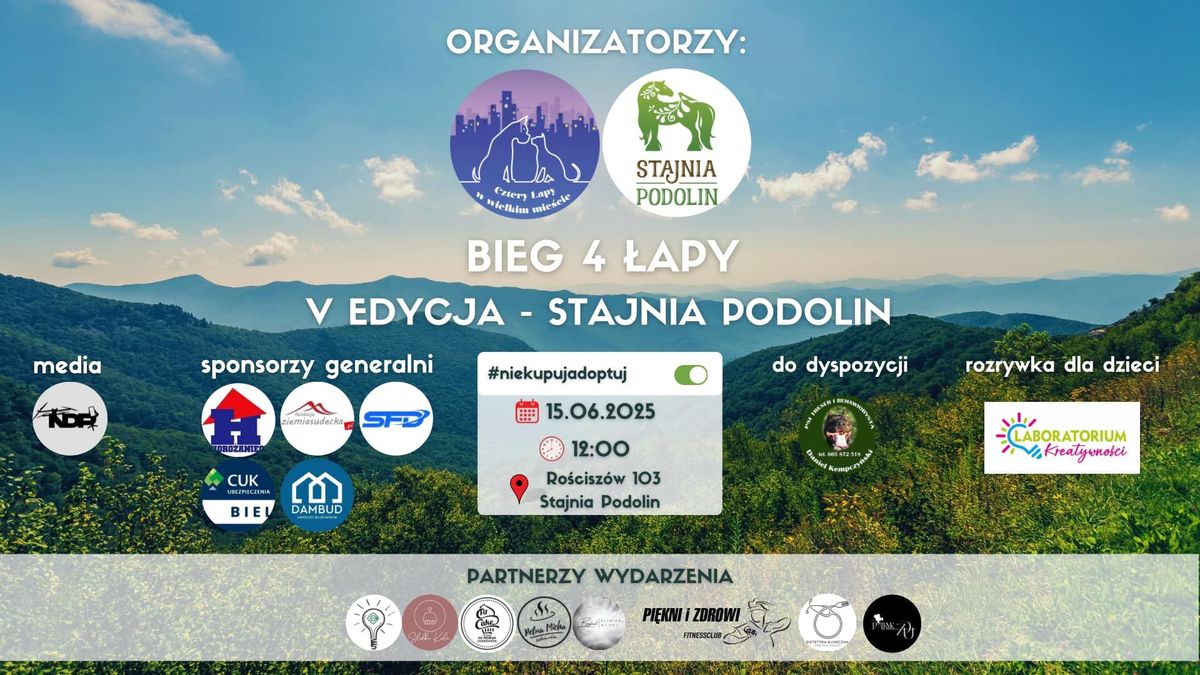 BIEG 4 \u0141APY - V EDYCJA STAJNIA PODOLIN