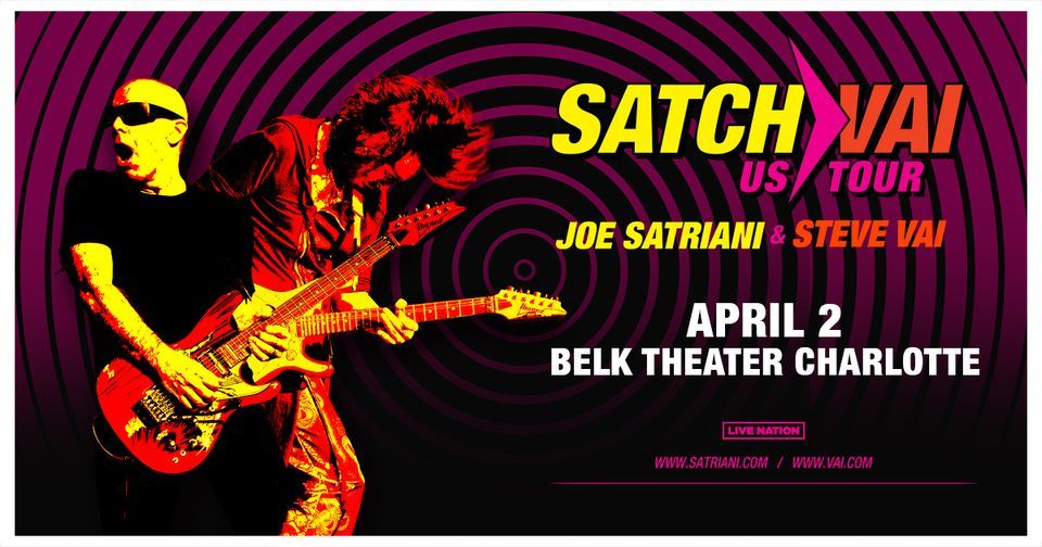 Joe Satriani & Steve Vai - Satch Vai Tour 2024 