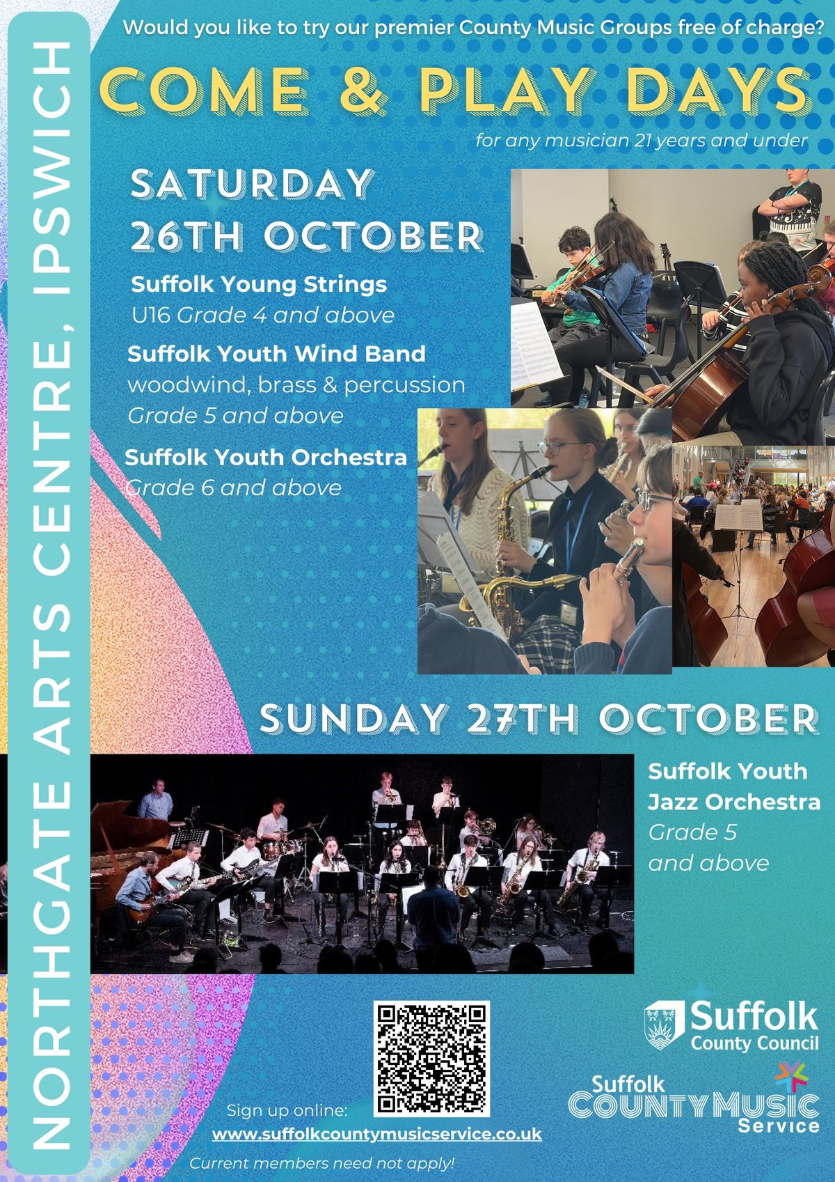 Come and Play Day (Suffolk Youth Orchestra, Suffolk Youth Wind Band and Suffolk Young Strings)