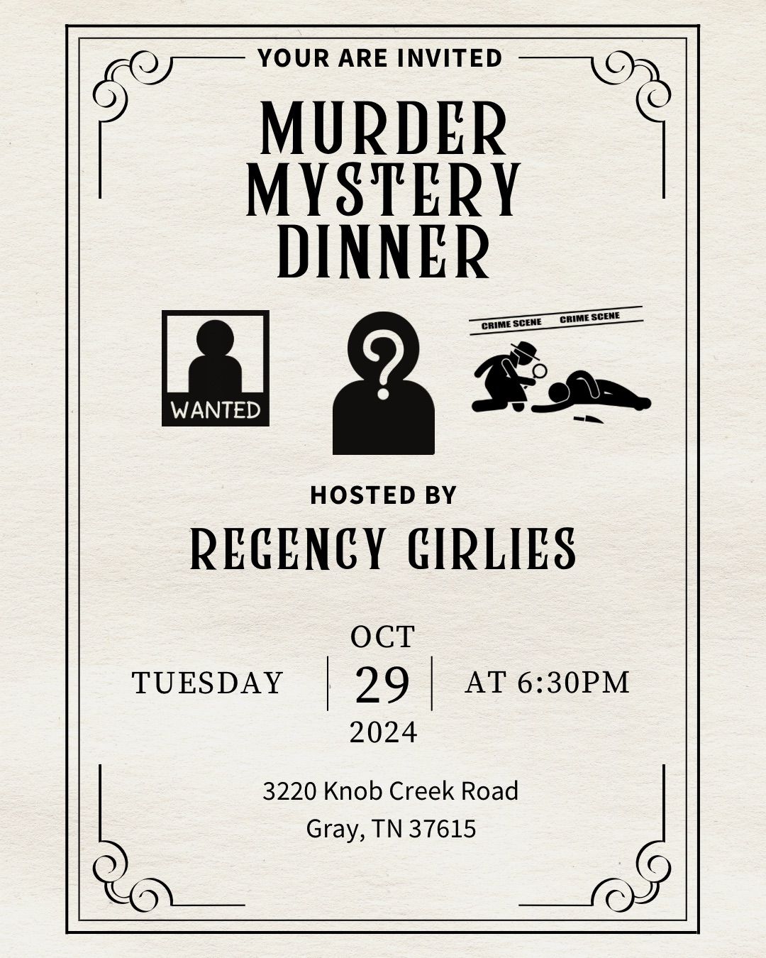 Murder Mystery Dinner