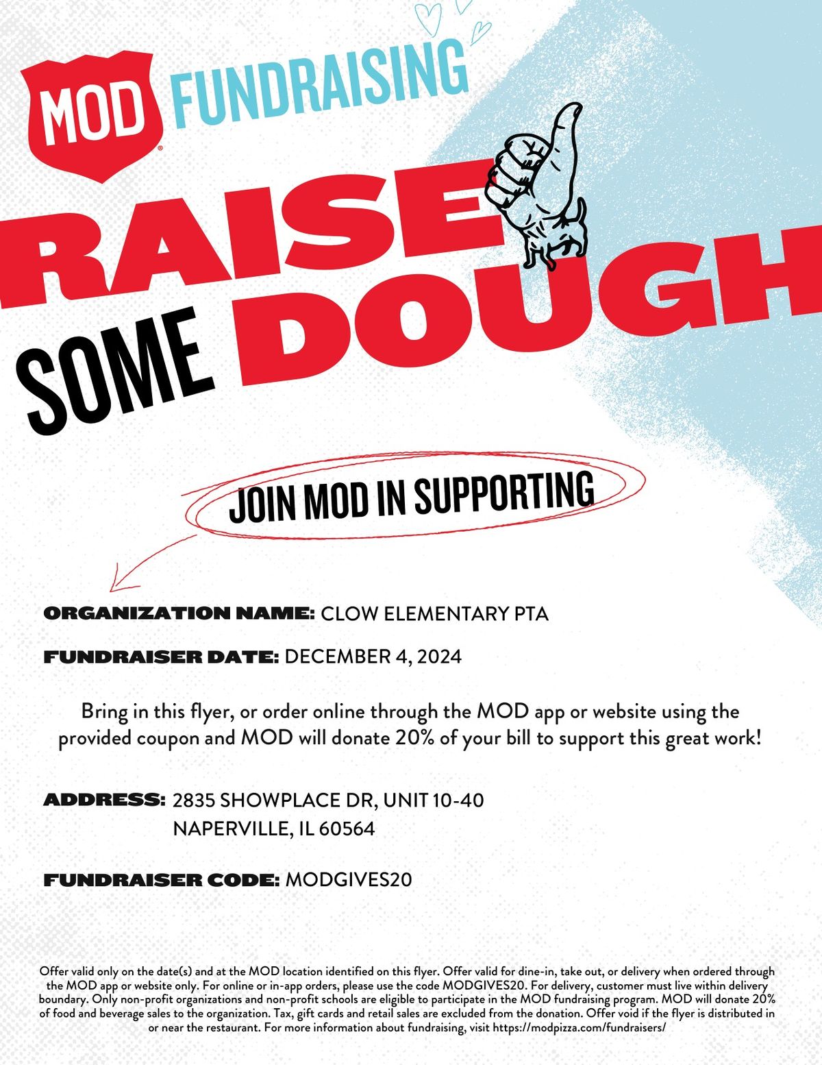 Restaurant Night at Mod Pizza