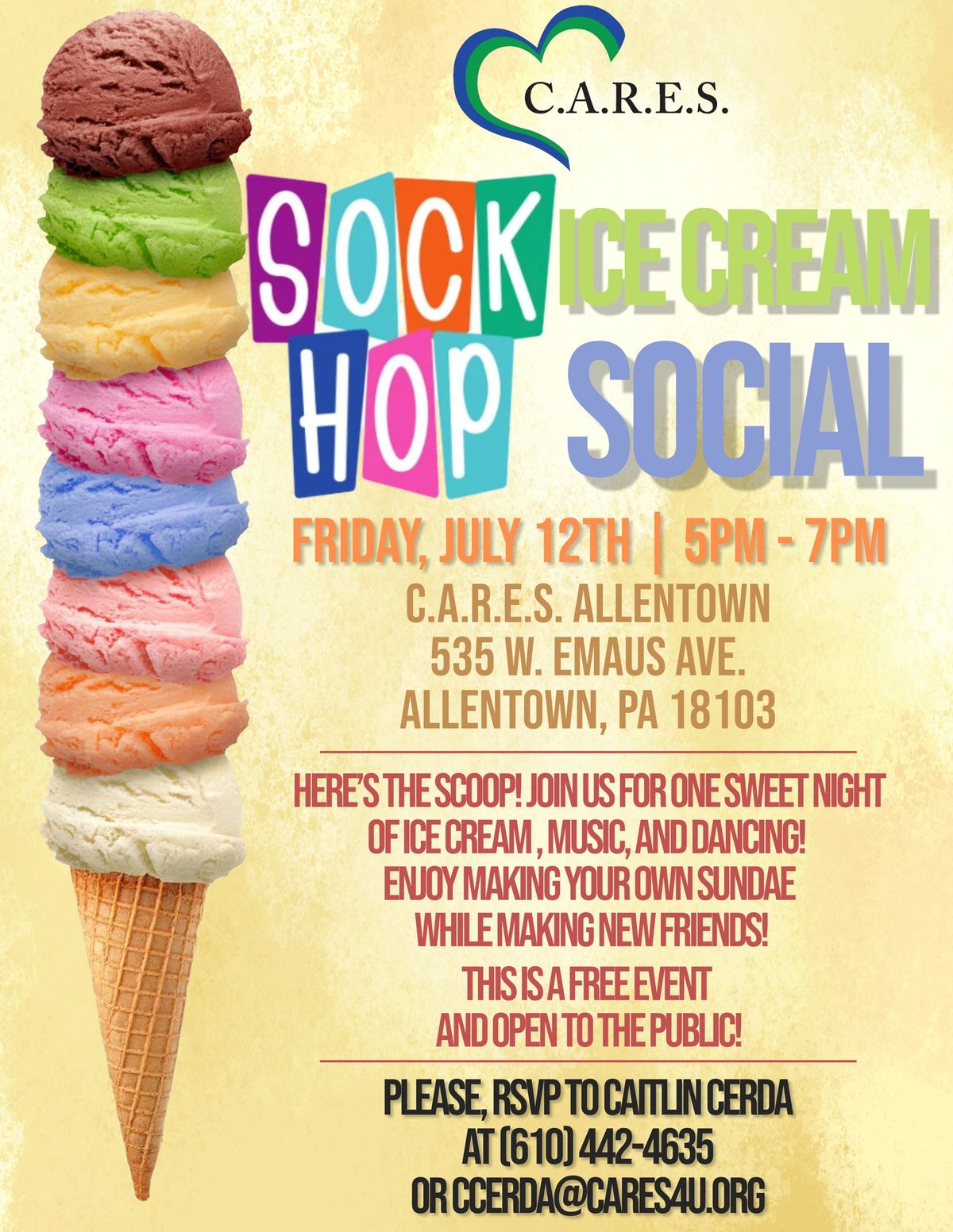 Sock Hop Ice Cream Social