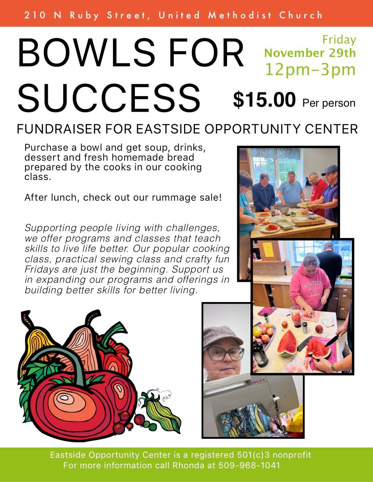 Bowls For Success Fundraiser