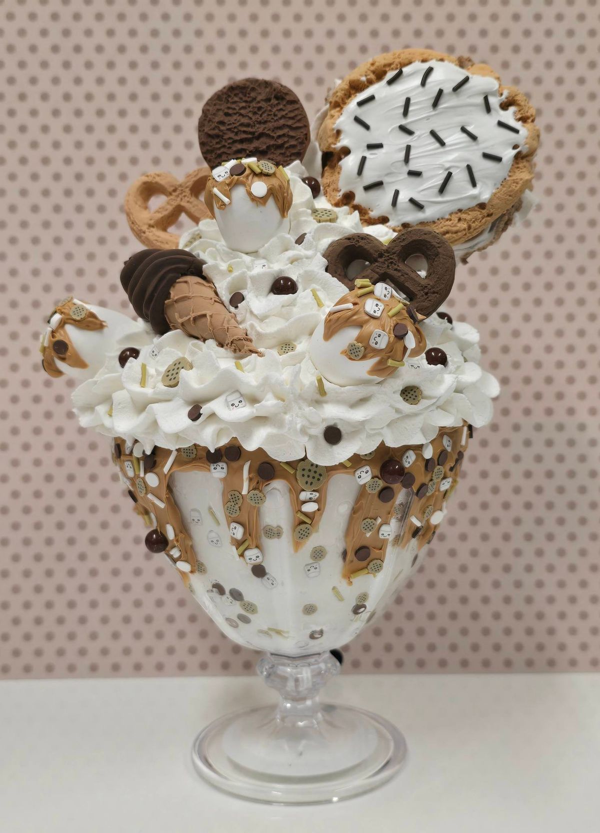 Learn how to make your own faux Ice Cream Sundae