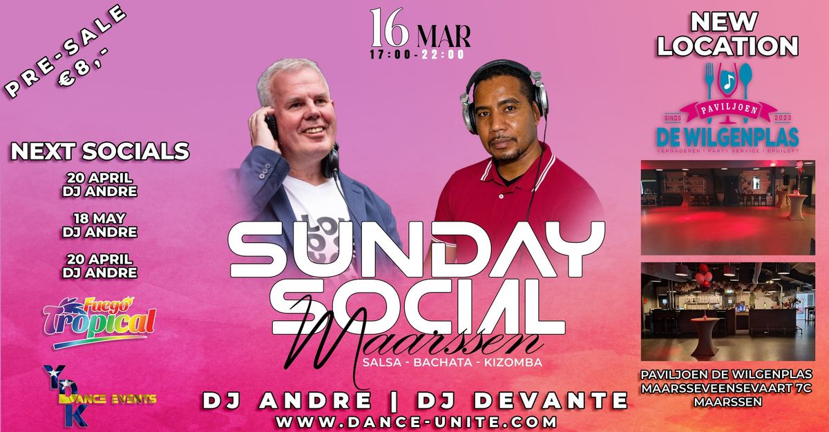 Sunday Social Maarssen with DJ Andre & DJ Devante