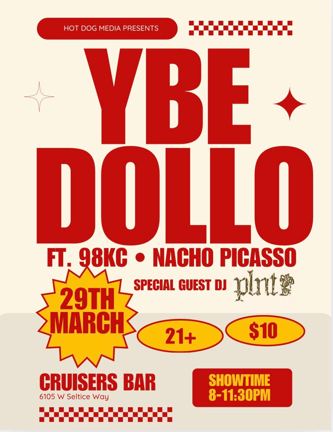 YBEDOLLO Live ft. 98KC & NACHO PICASSO 