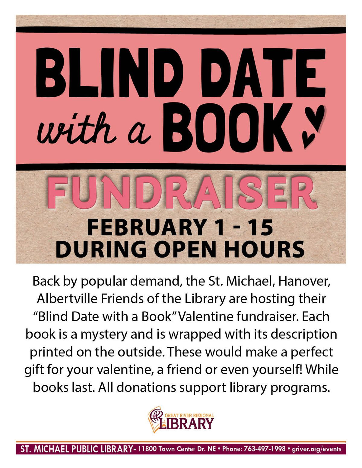 Blind Date with a Book Fundraiser