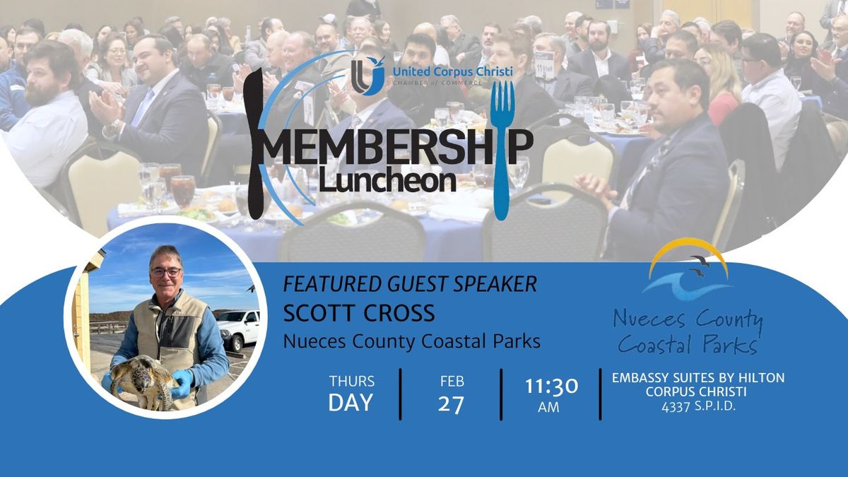 Membership Luncheon: feat. Nueces County Coastal Parks